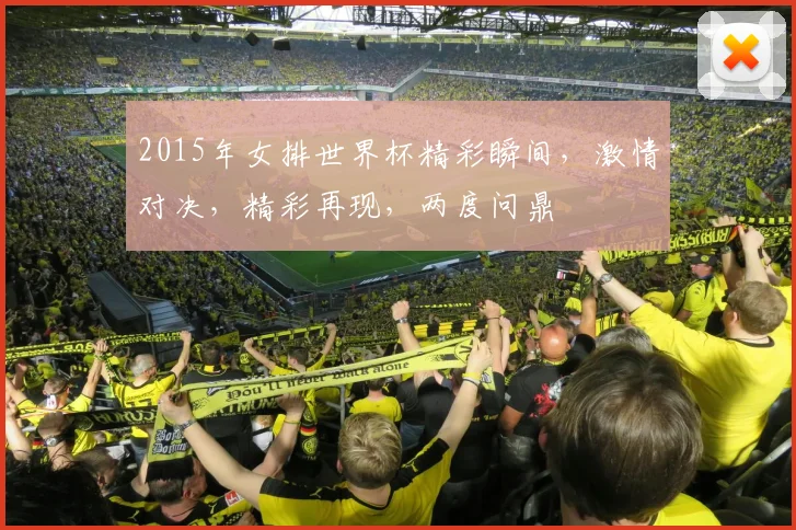 2015年女排世界杯精彩瞬间，激情对决，精彩再现，两度问鼎